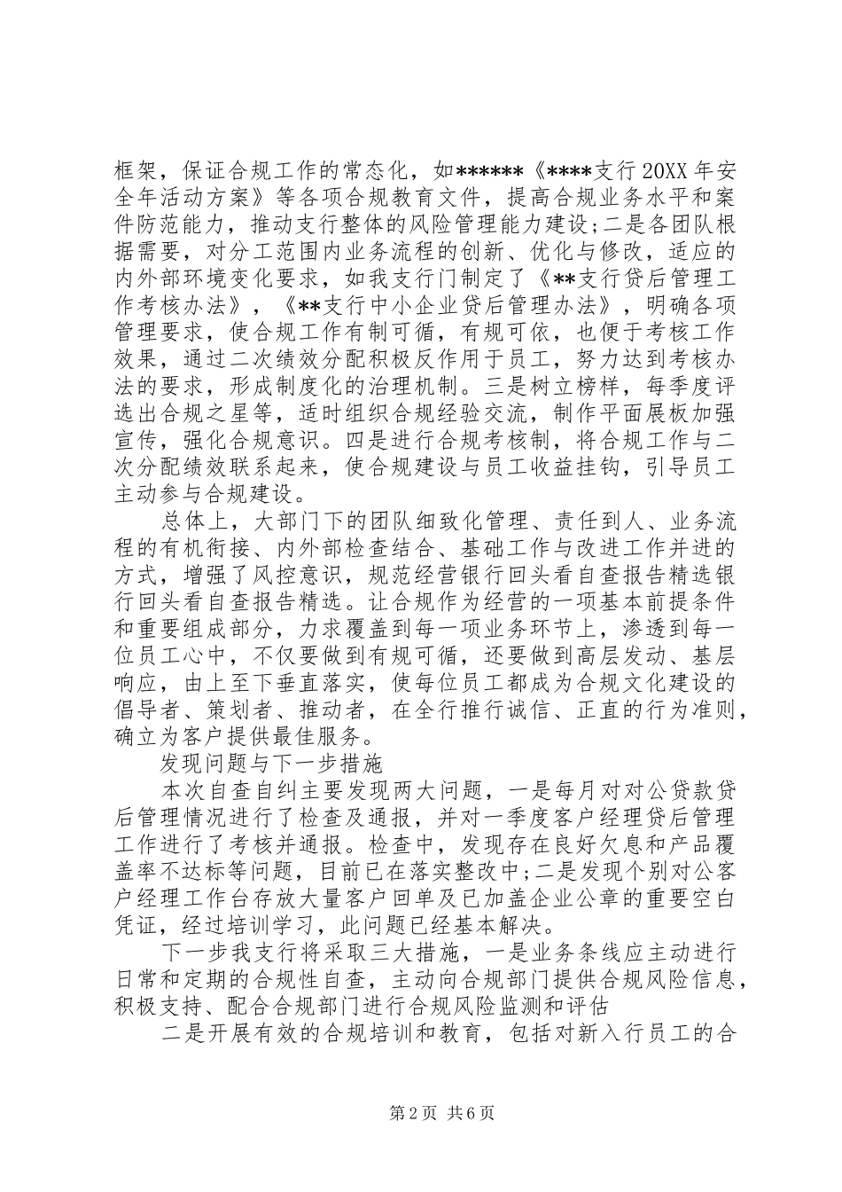 行评回头看自查报告_第2页