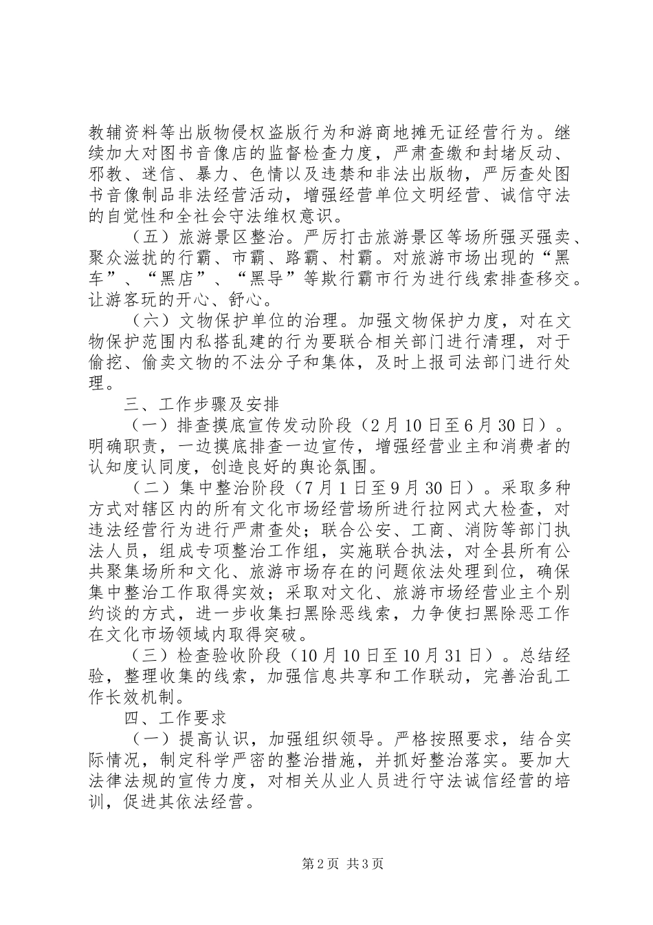 行业乱象整治实施方案_第2页