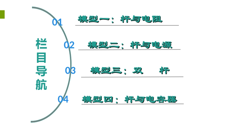 电磁感应定律的综合应用杆模型_第2页