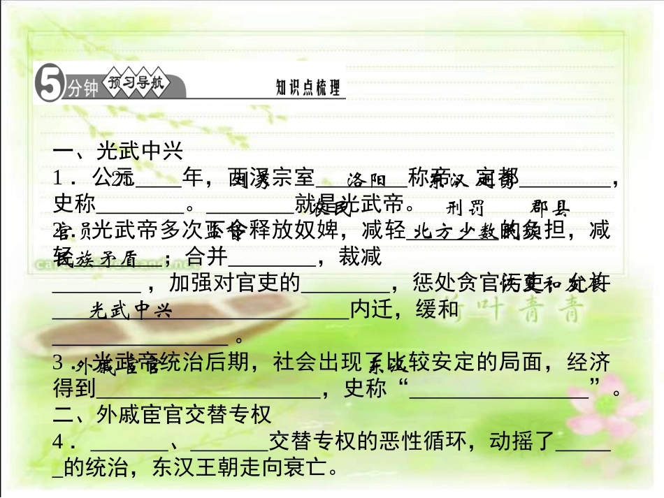 东汉的兴亡练习题_第3页