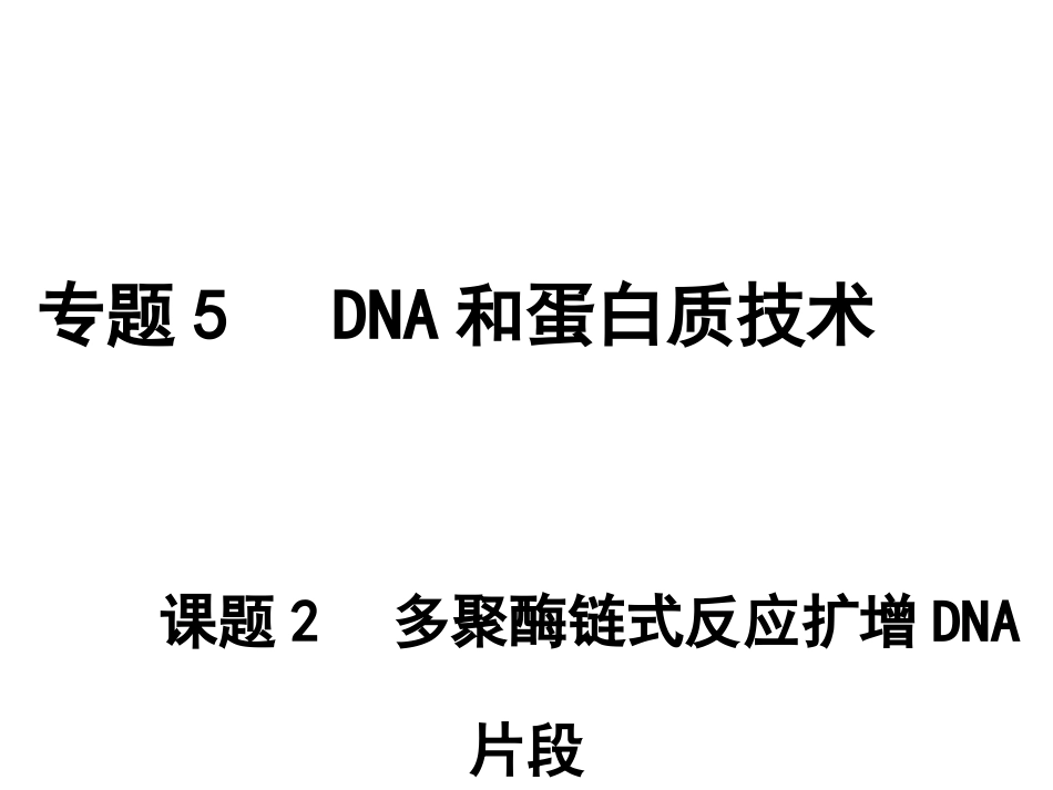 多聚酶链式反应扩增DNA片段_第2页