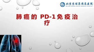 肺癌PD1免疫治疗
