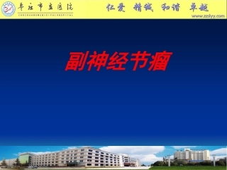 副神经节瘤的影像学表现及鉴别诊疗