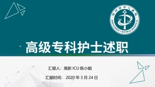高级专科护士述职
