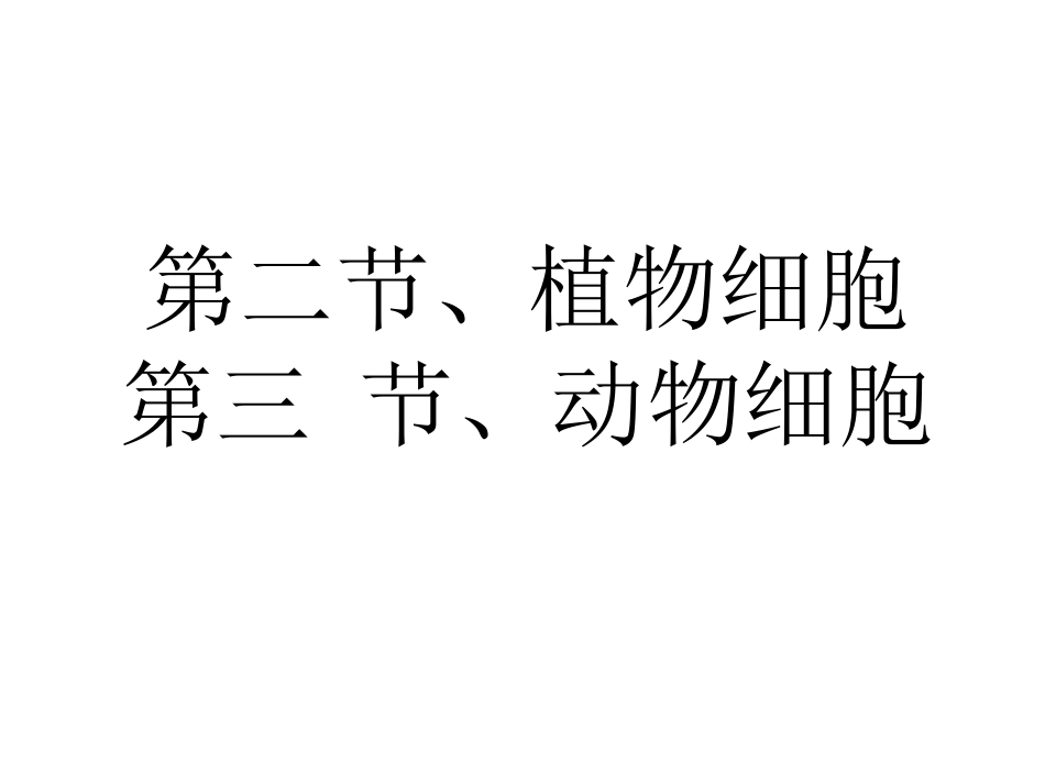 观察植物细胞和动物细胞_第2页