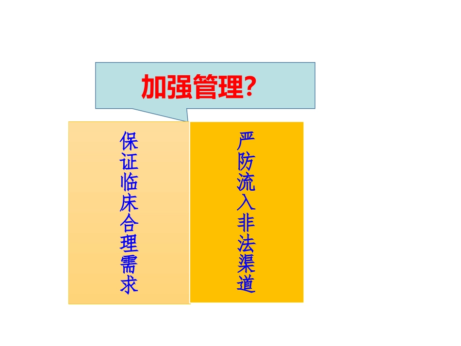 国家卫生健康委办公厅关于加强医疗机构麻醉药品和第一类精神药品管理的通知解读_第2页