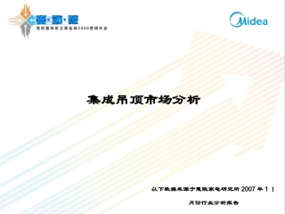 集成吊顶市场分析