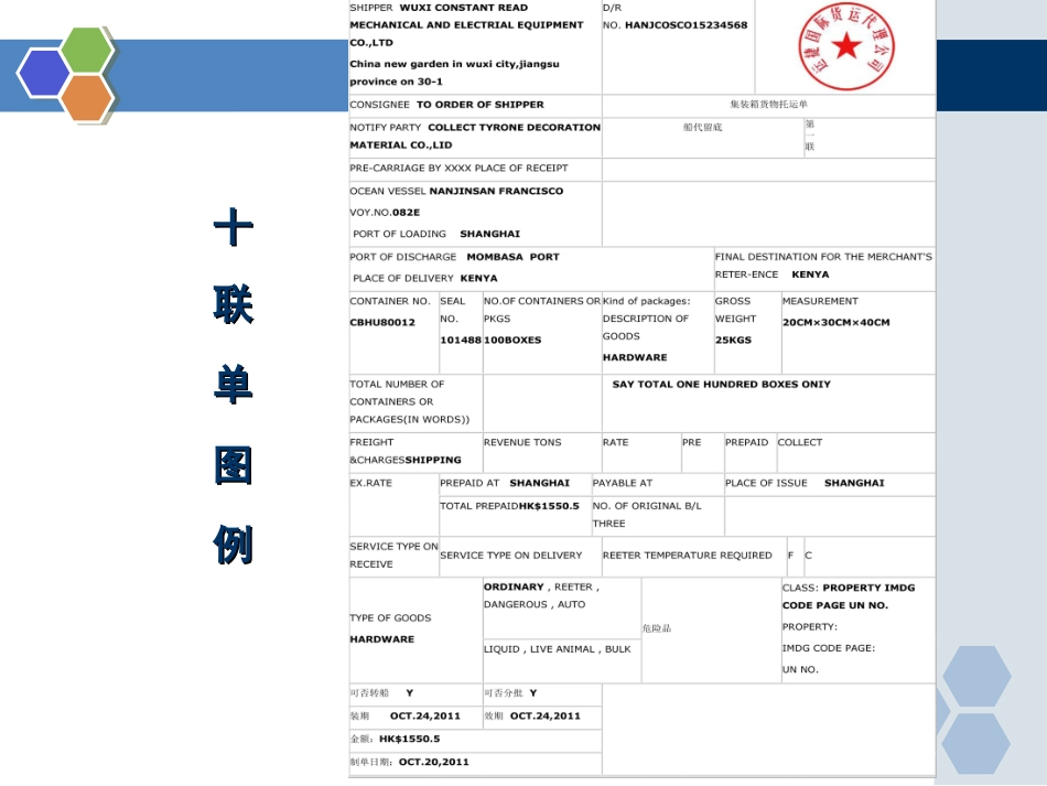 集装箱出口十联单_第3页