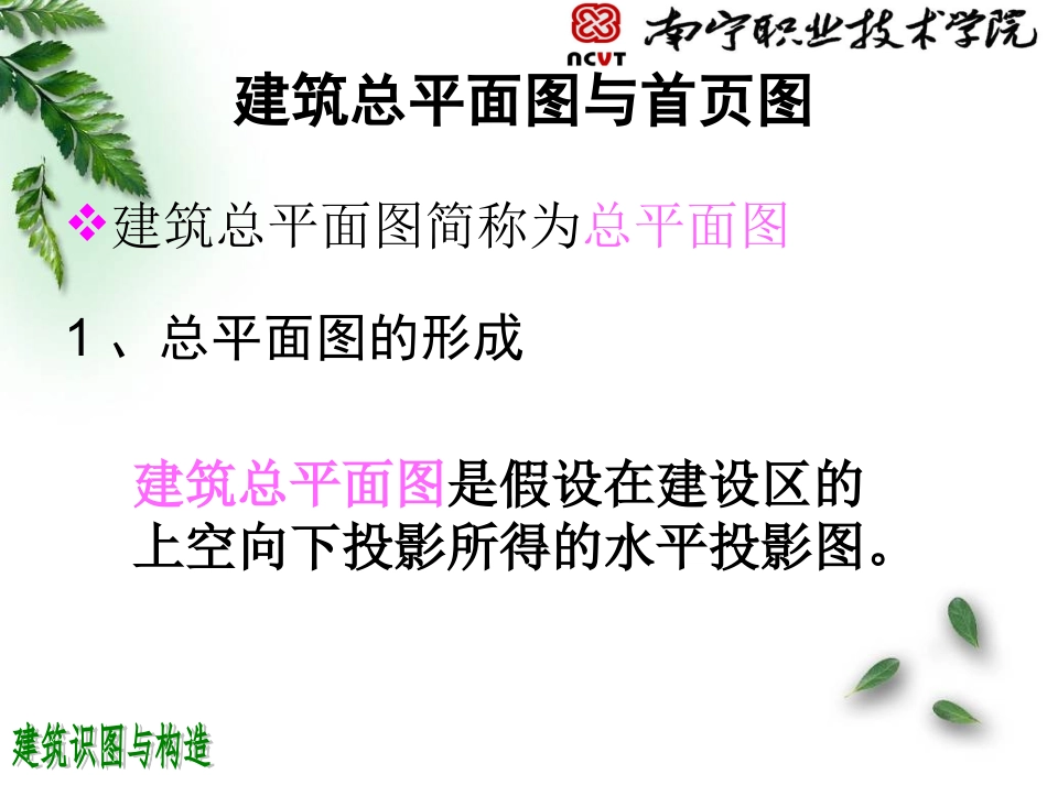 建筑总平面图_第1页