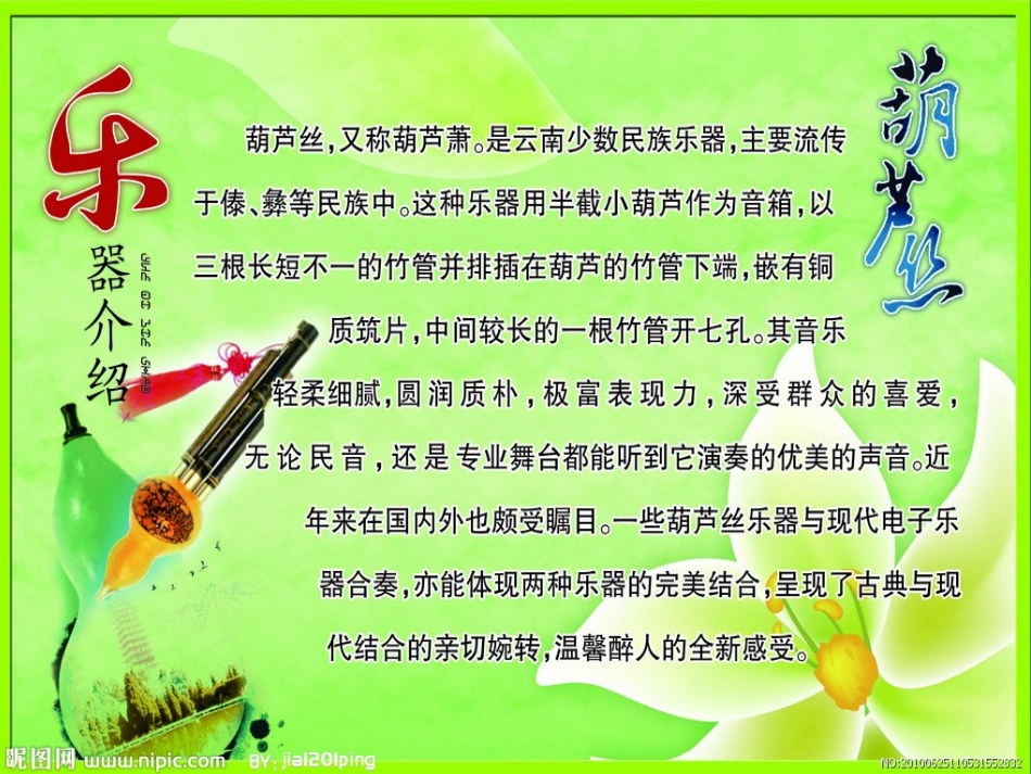 介绍葫芦丝的课件课件_第1页