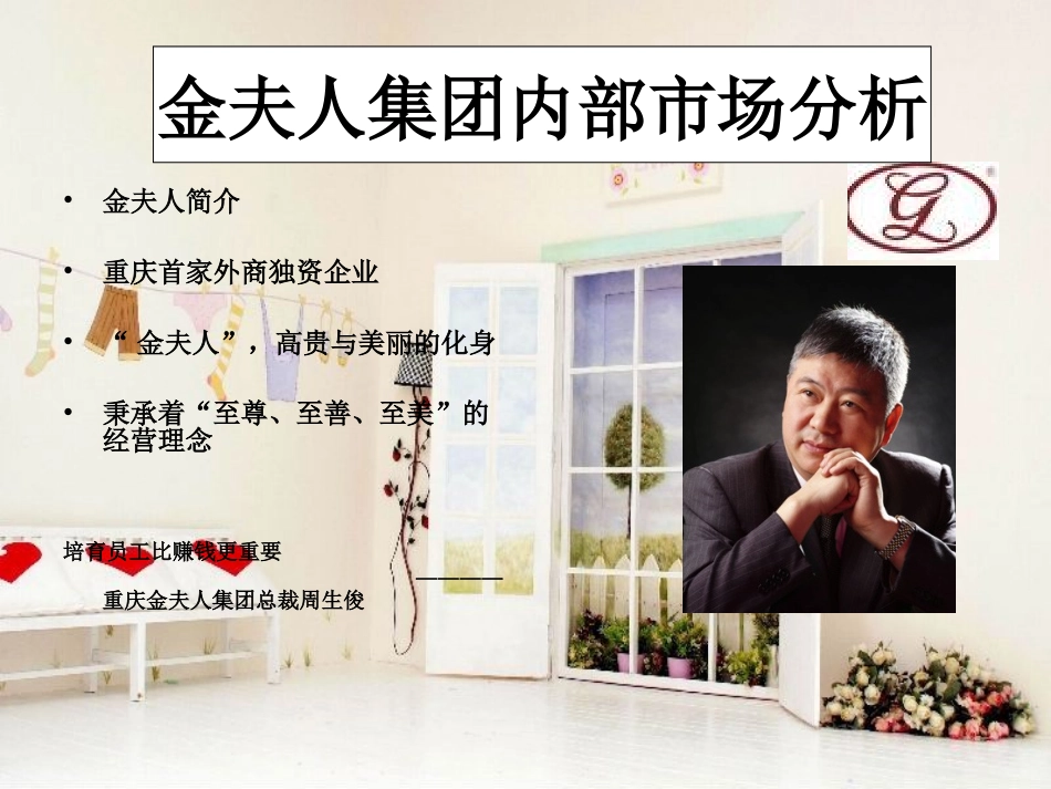 金夫人内部市场分析_第2页