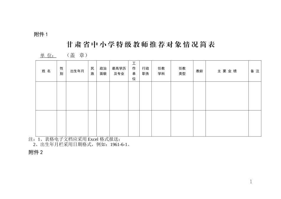关于开展2012年中小学特级教师评选工作的通知(附件)_第1页