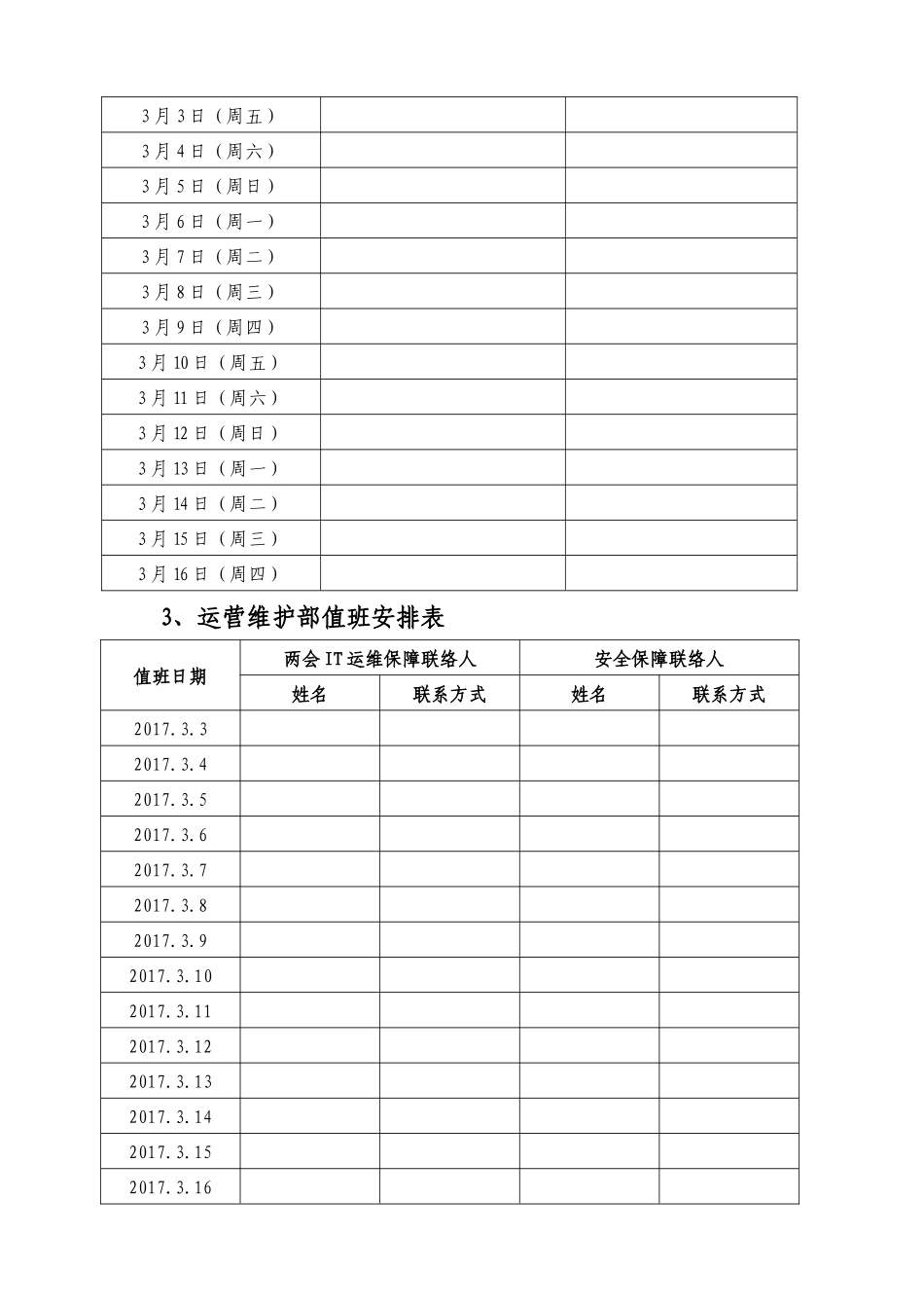 关于两会期间做好治安保卫安全工作的通知_第3页