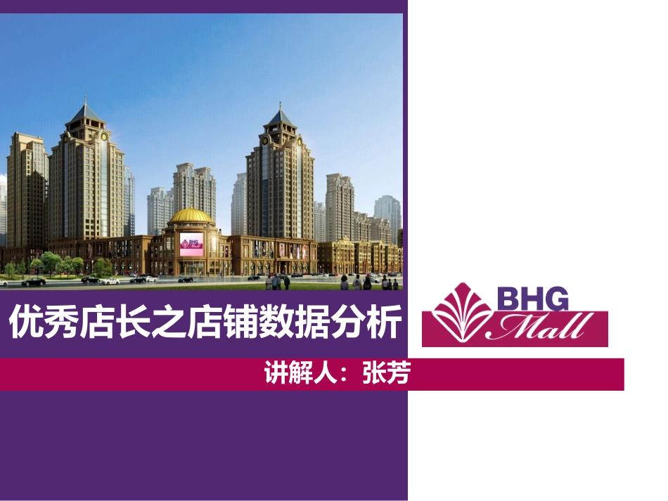 经营数据分析店铺负责人_第1页