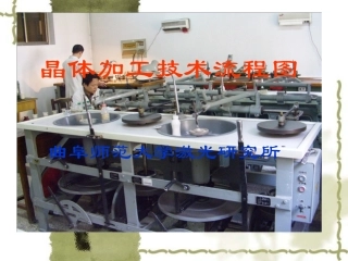 晶体加工技术流程图