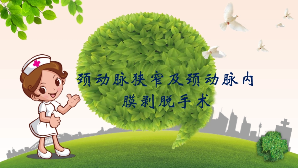 颈动脉狭窄及颈动脉内膜剥脱手术_第1页