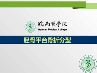 胫骨平台骨折分型