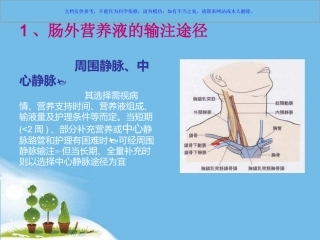 静脉高营养治疗的护理课件
