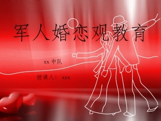 军人婚恋观教育课件