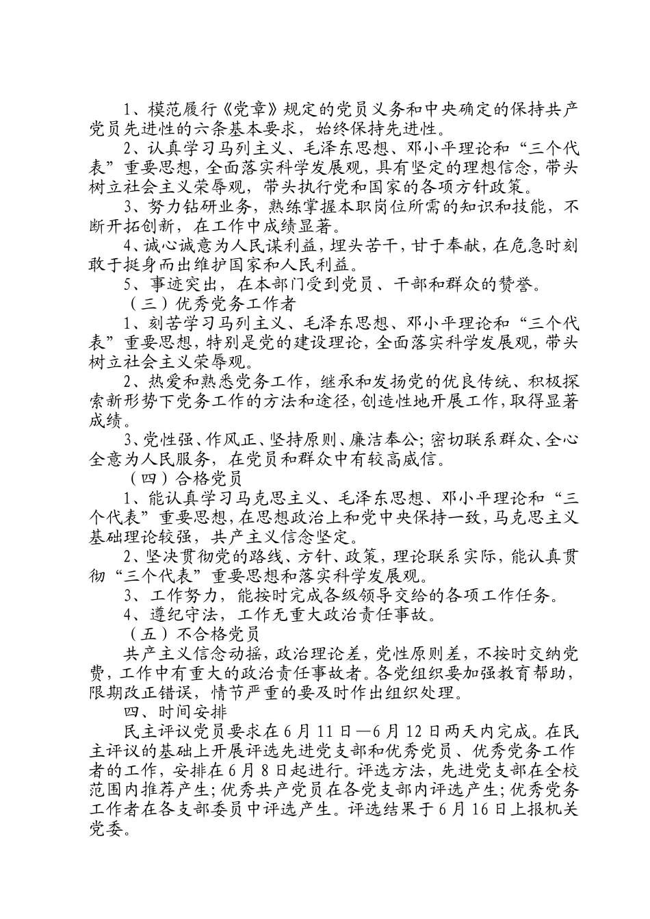 关于开展民主评议党员的通知_第2页