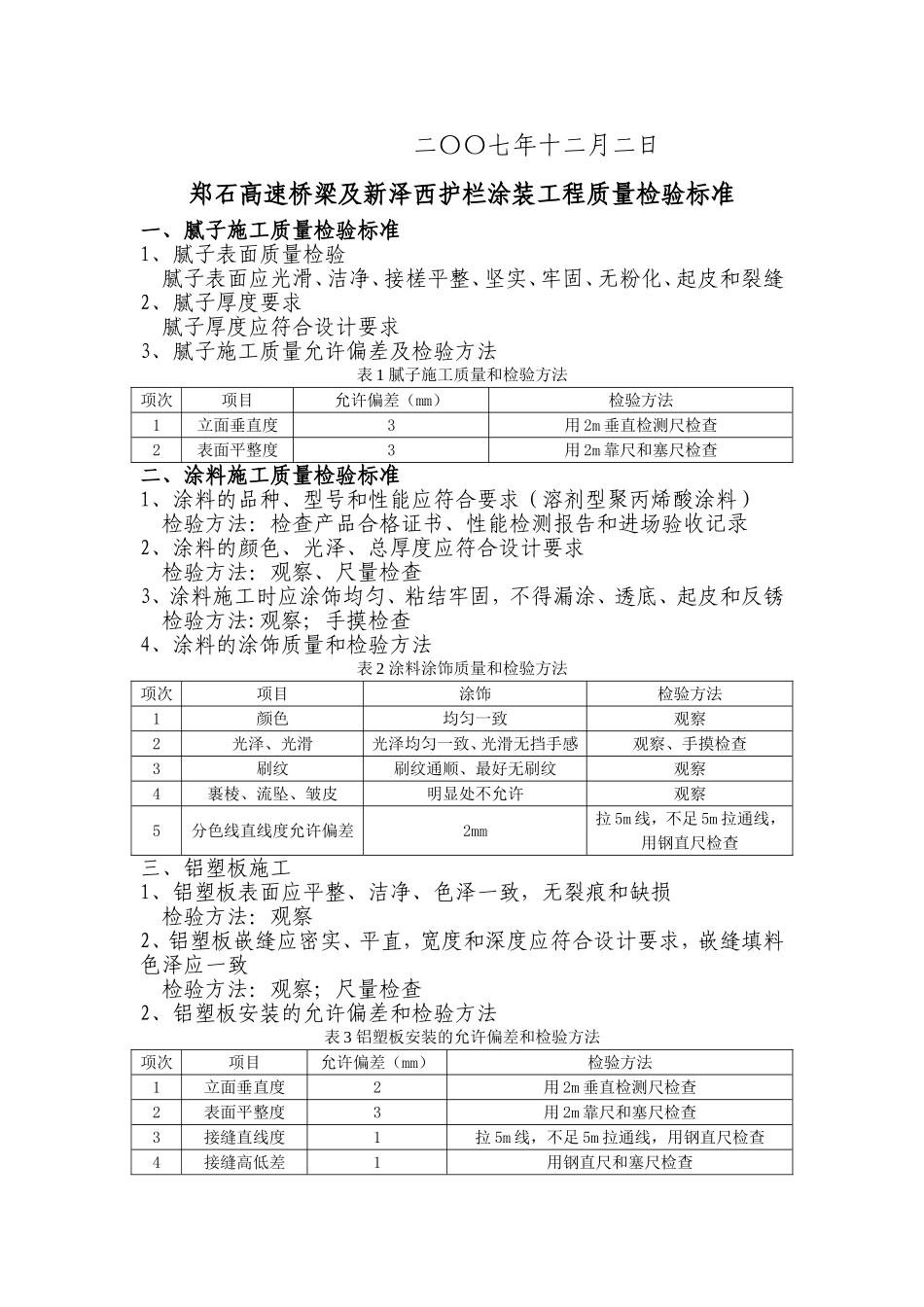 关于对郑石高速公路涂装工程进行质量回头看的通知_第3页