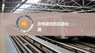 恐怖袭击的应急处理