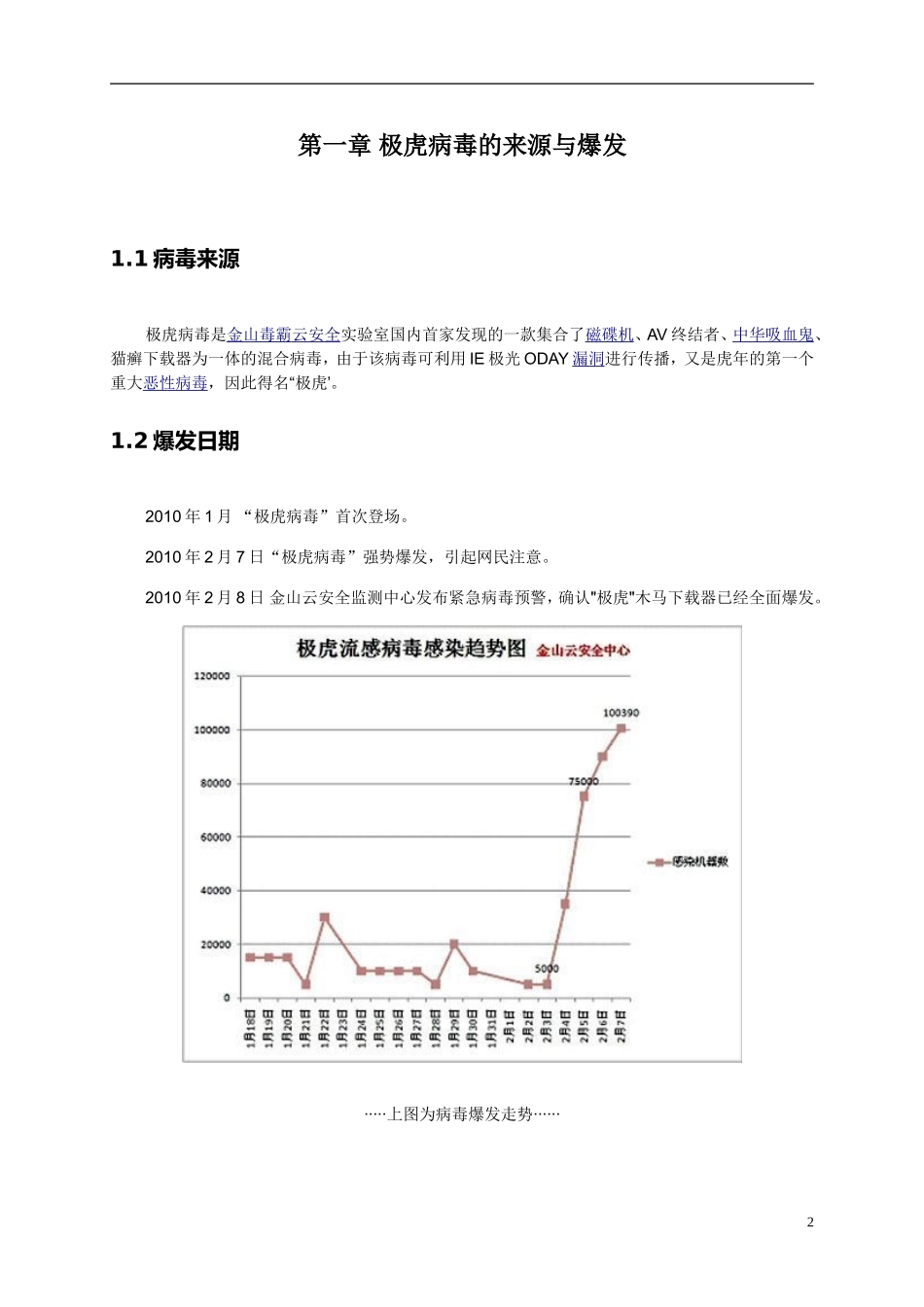 关于极虎病毒的病毒防范大作业_第2页