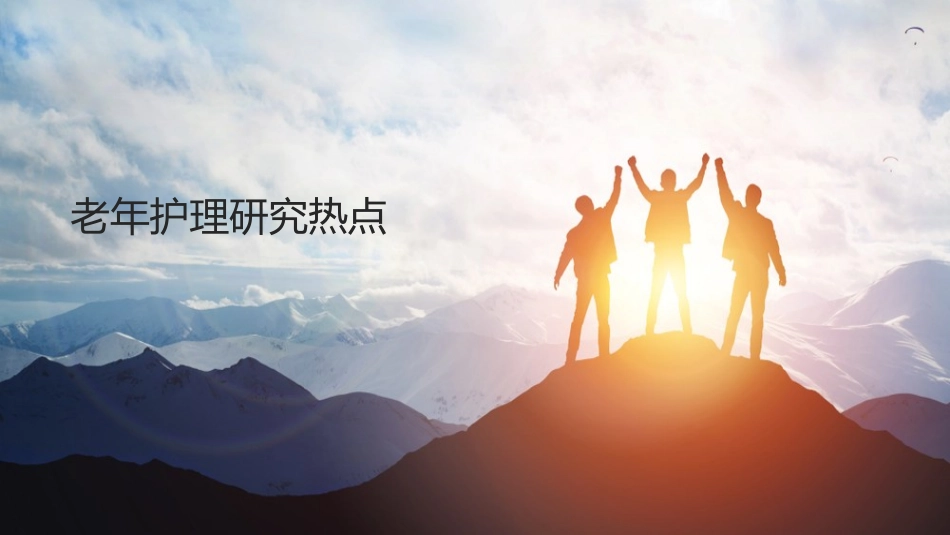 老年护理研究热点_第1页