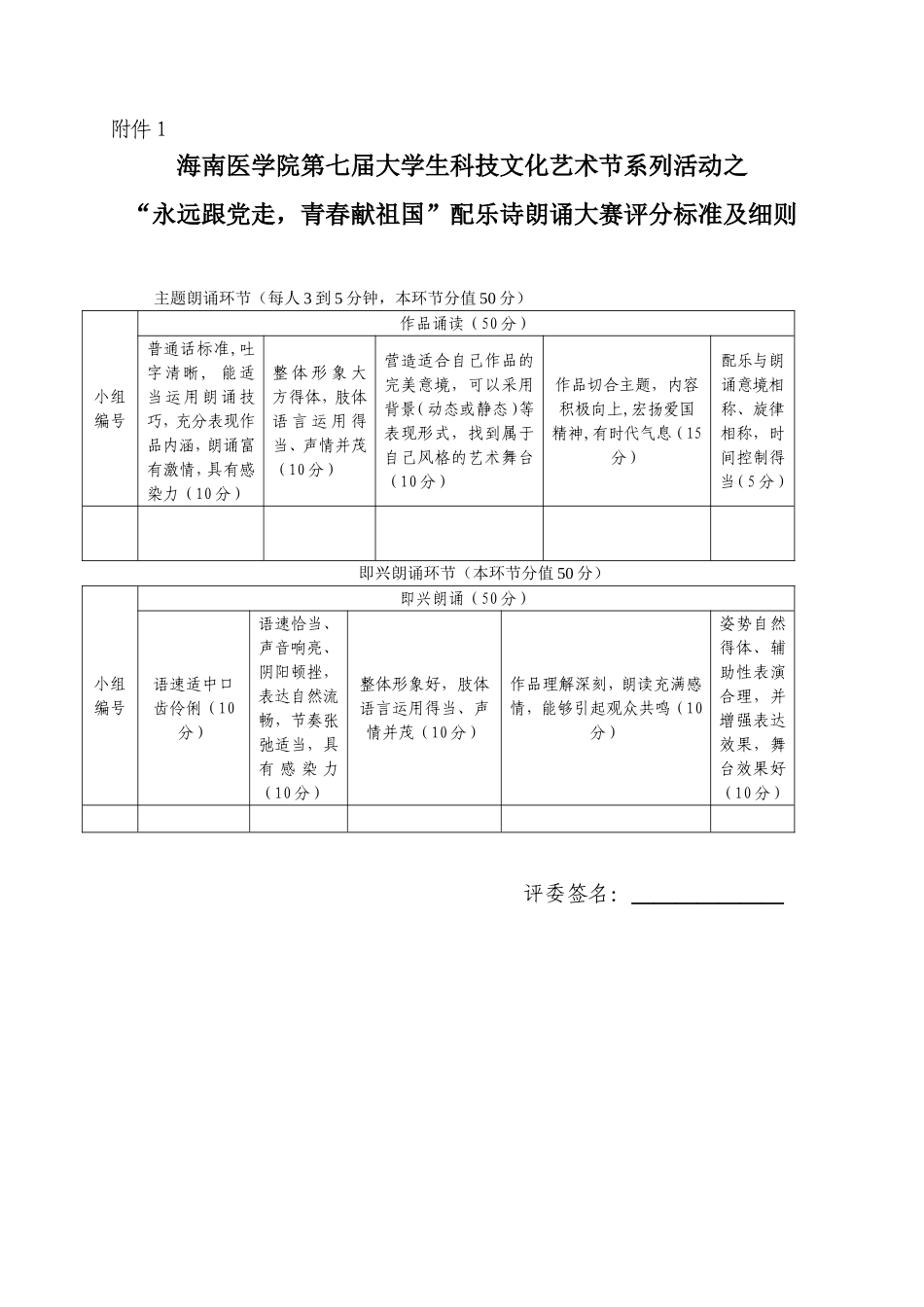 关于举办海南医学院第七届大学生科技文化艺术节之“永远跟党走-青春献祖国”配乐诗朗诵大赛的通知_第3页