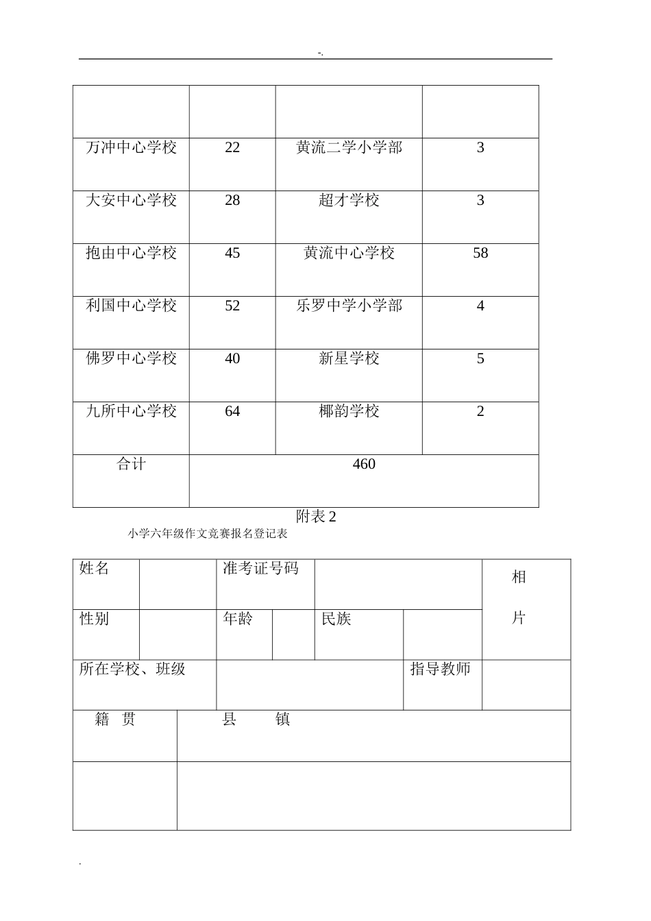 关于举行全县小学六年级作文竞赛的通知_第3页