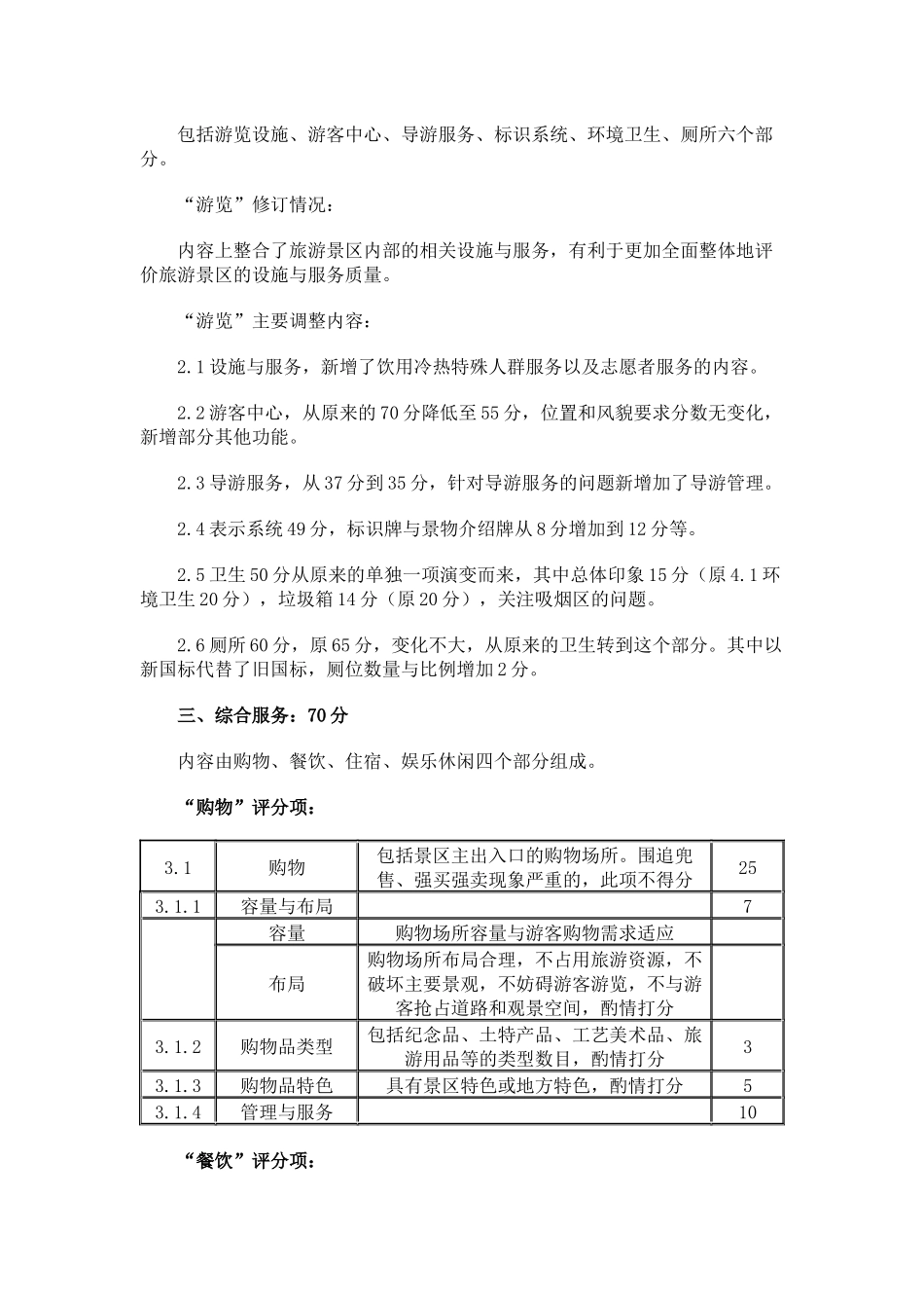 关于具体如何评定景区标准(新5A)_第3页