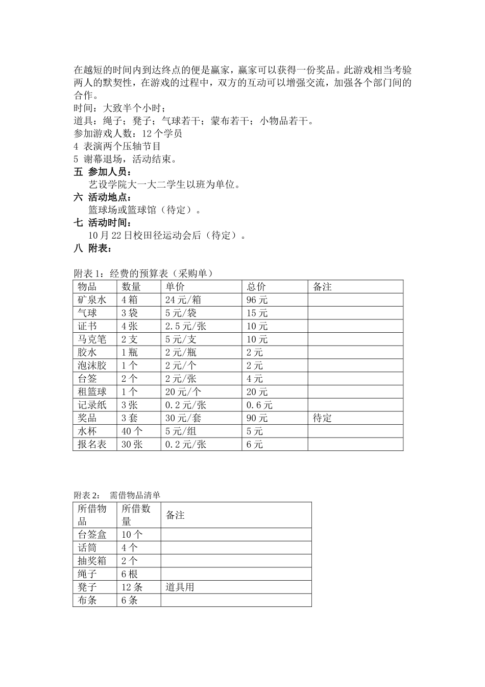 关于加强部门间联系的活动策划案_第2页