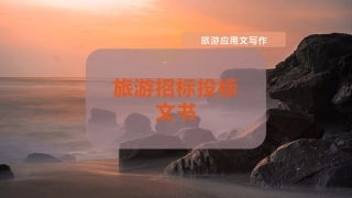 旅游招标投标文书