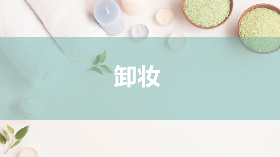 美容护肤技术卸妆_第2页