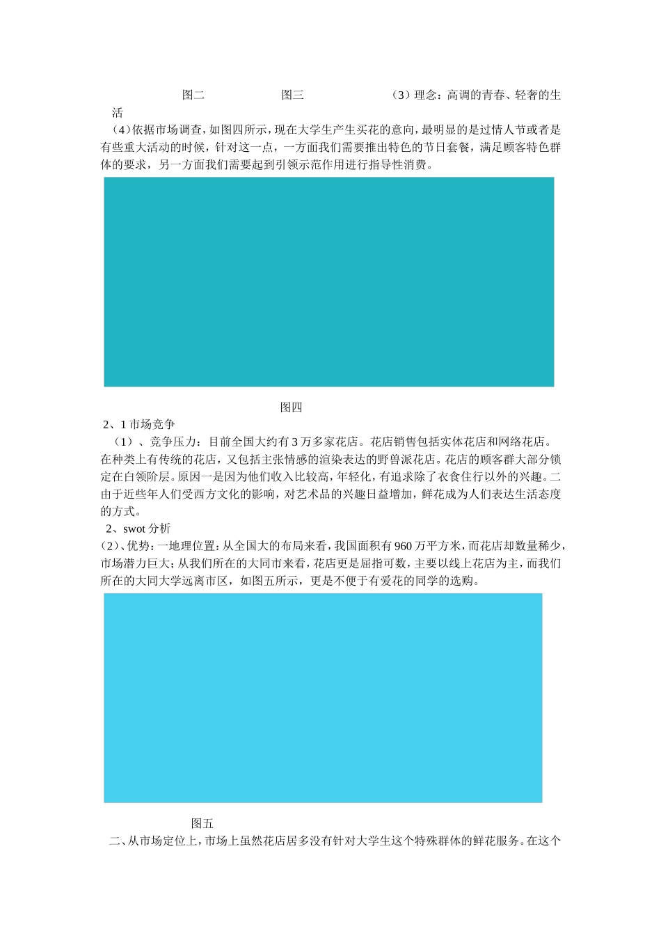 关于创业计划花店产品与服务部分_第2页