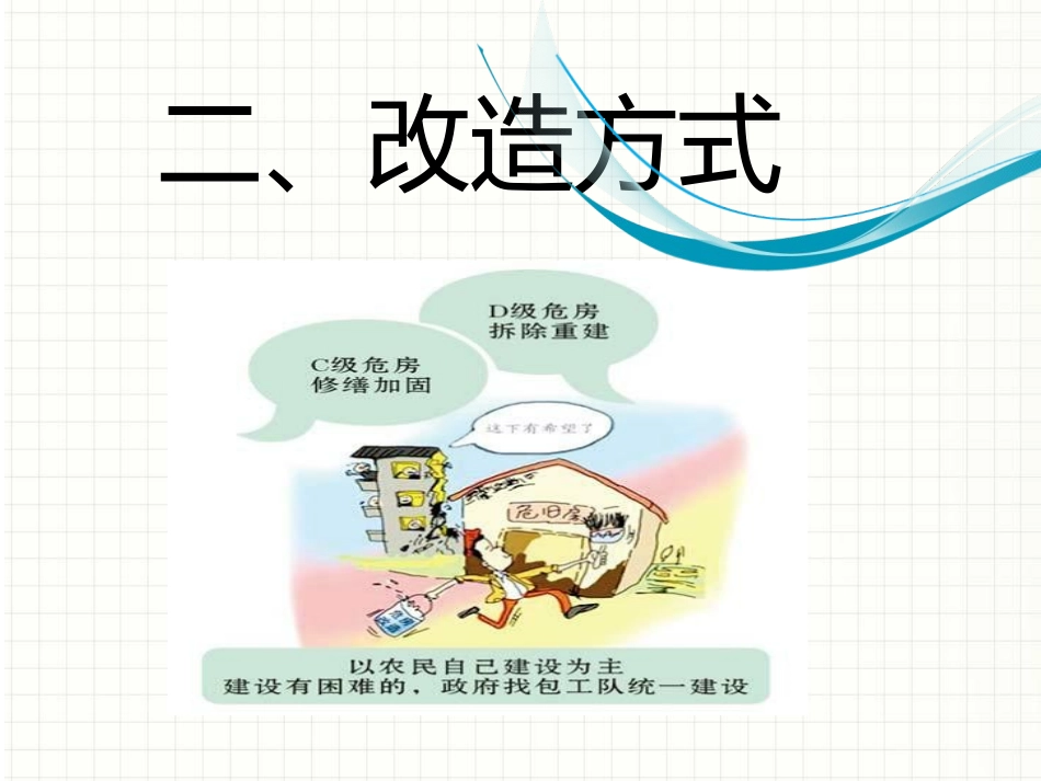 农村危房改造脱贫政策培训_第3页