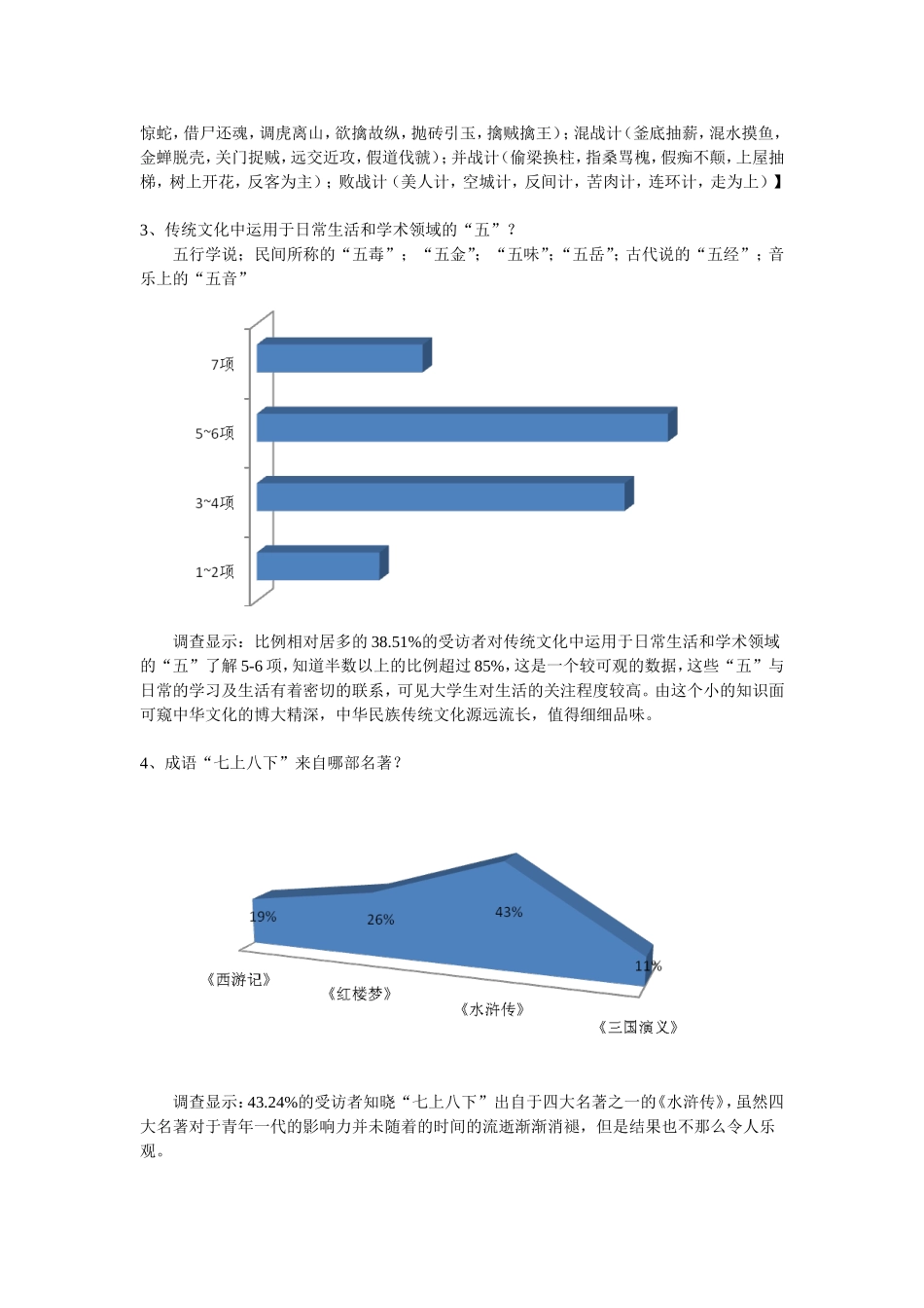 关于大学生传统文化认知的调研报告_第2页