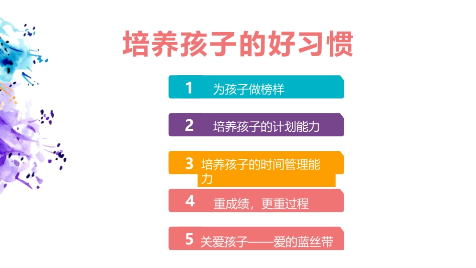 培养孩子的好习惯正_第3页