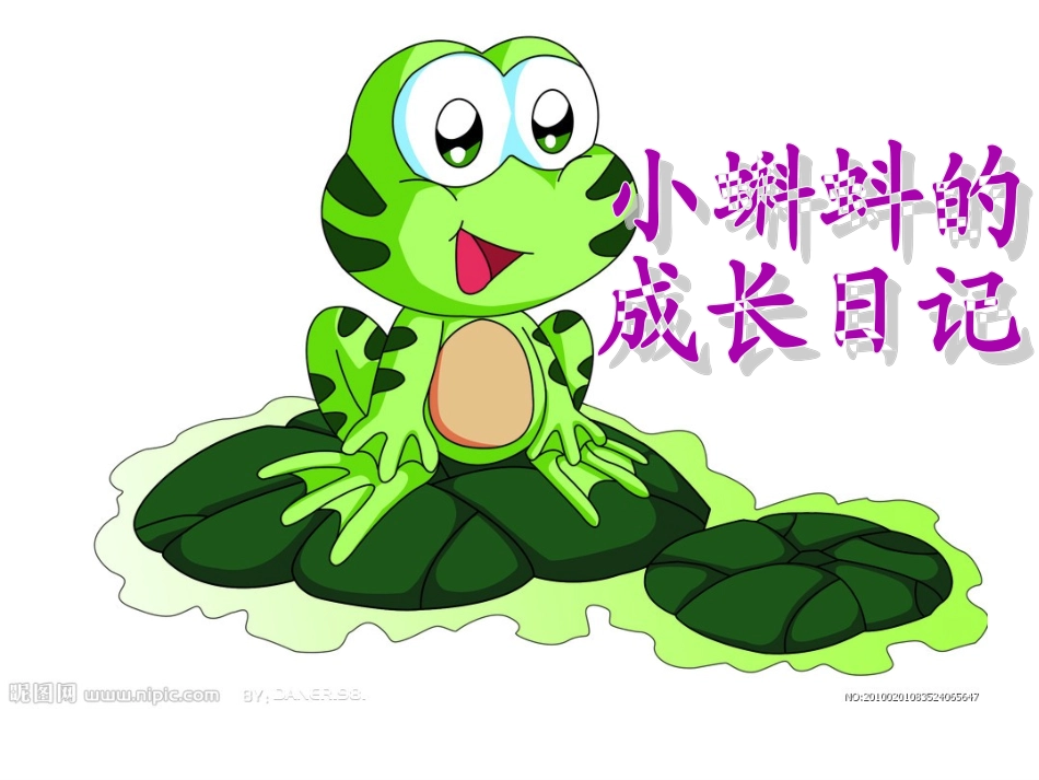 培英常识小蝌蚪的成长日记_第1页