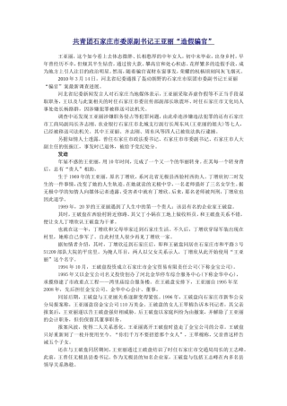 共青团石家庄市委原副书记王亚丽