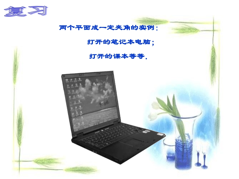 平面和平面所成的角_第2页