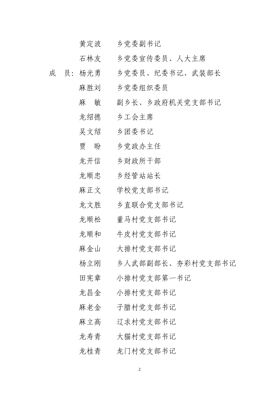 关于成立乡委第三批深入学习实践科学发展观活动领导小组的通知_第2页