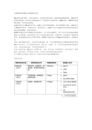 关于NBIoT和GPRS的应用总结