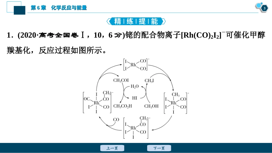 热点题型活化能催化反应机理图像的考查_第3页