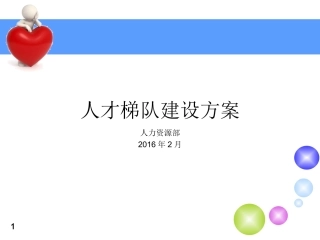 人才梯队建设方案