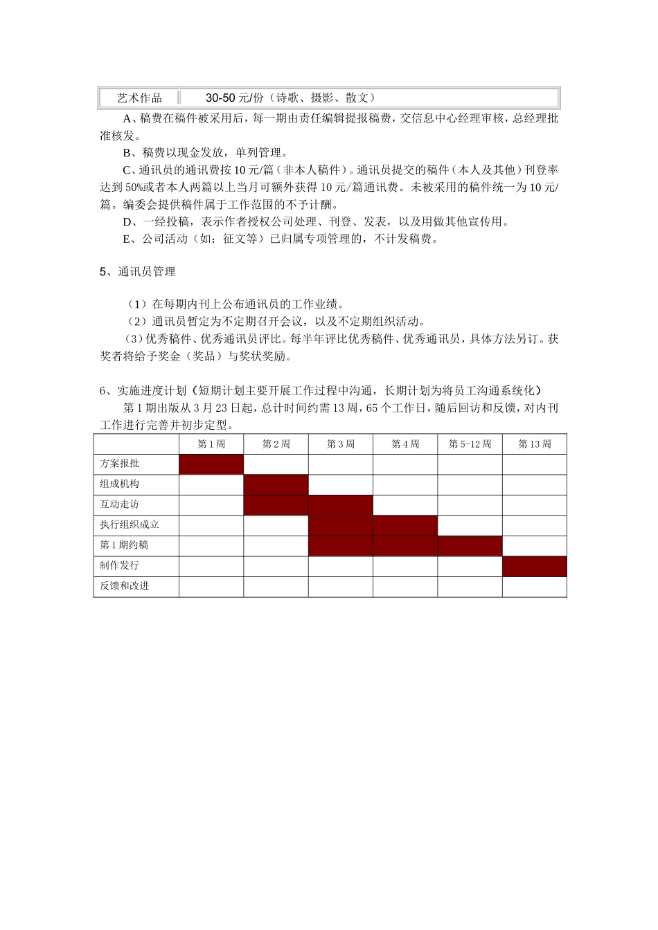 关于创建公司内部刊物的方案_第3页