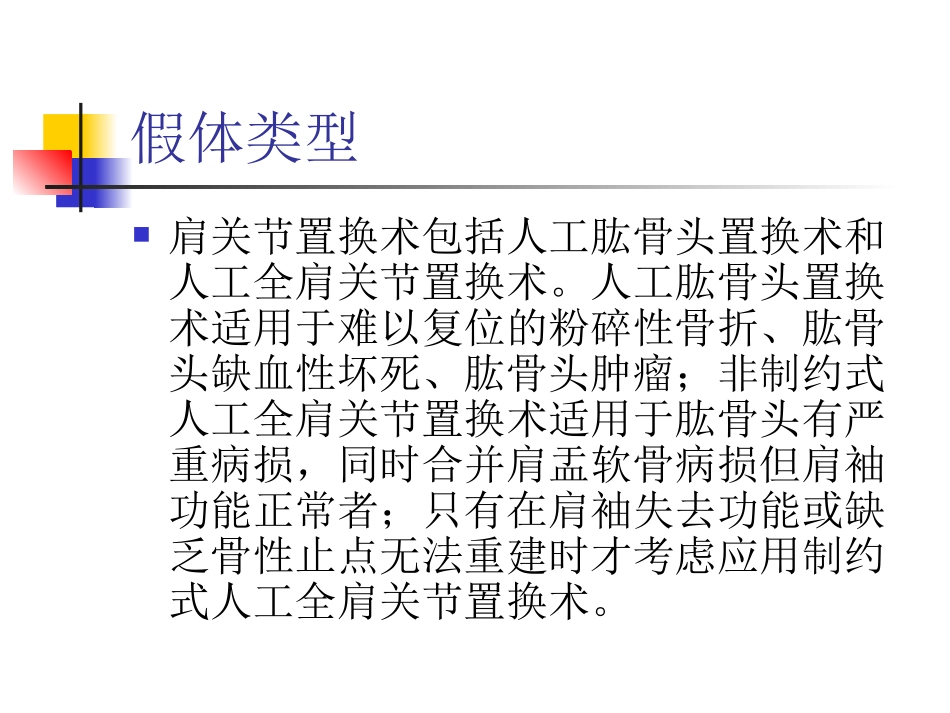 人工肩关节置换术课件_第2页