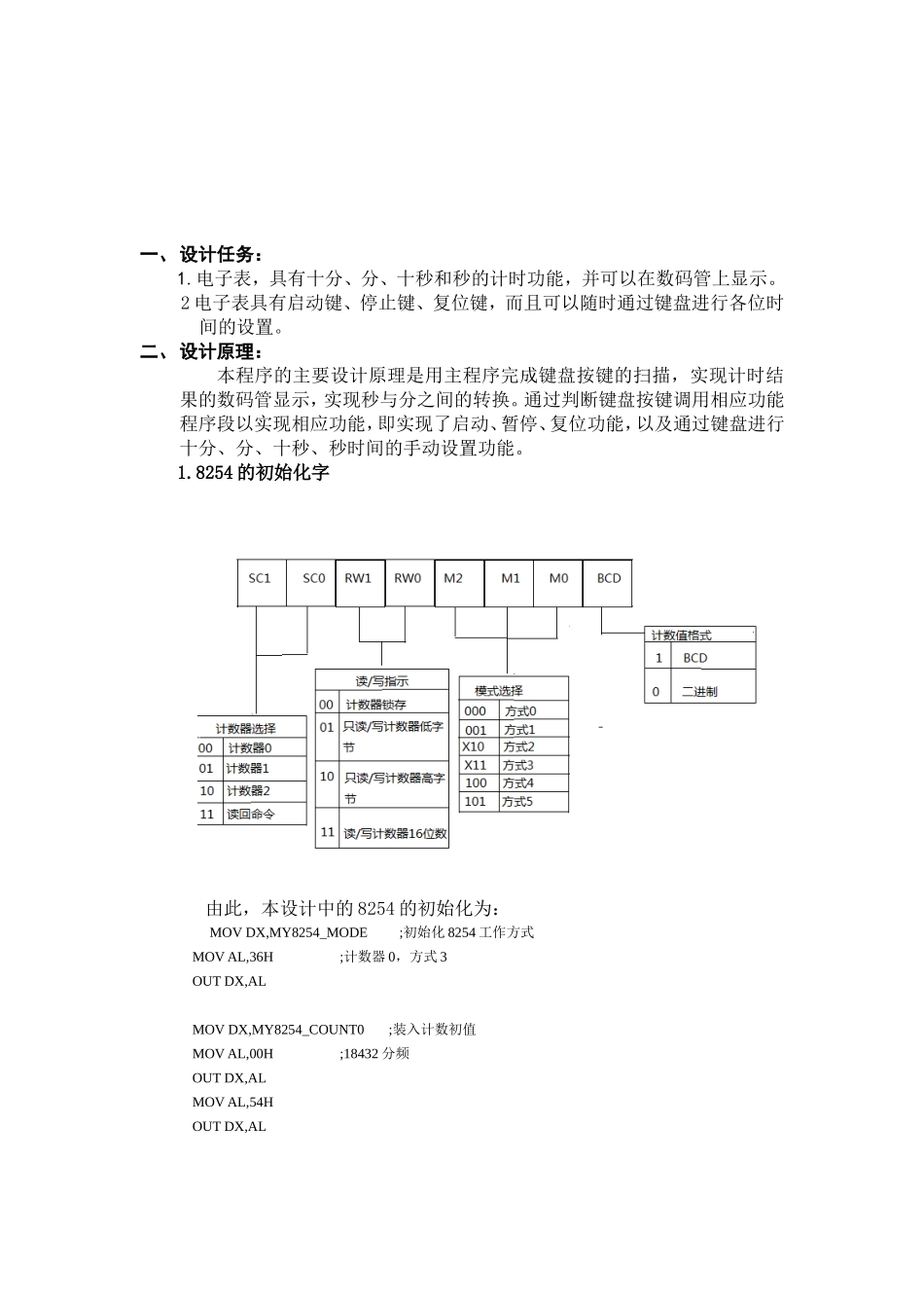关于电子表的课程设计_第2页
