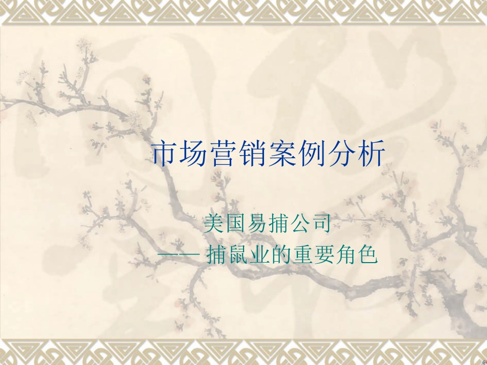 市场营销案例分析实例_第1页