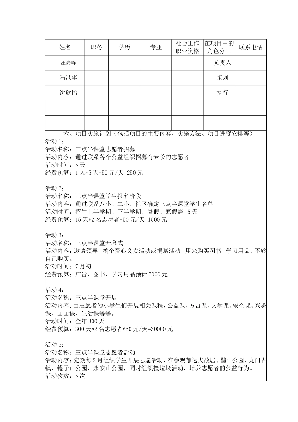 关于三点半课堂的建设项目_第3页